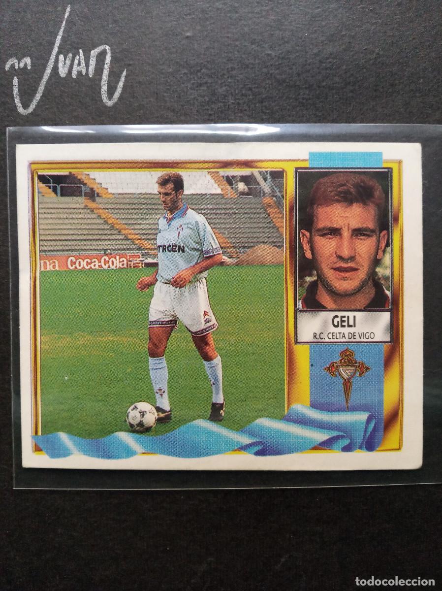 Football Stickers: COLOCA GELI RC CELTA DE VIGO ⚽ COLECCIONES ESTE &reg; 1995 1996 LIGA FUTBOL 95 96 EN VENTANILLA