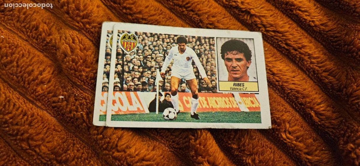 Cromos de Futebol: valencia ribes este 1984 1985 84 85 sin pegar