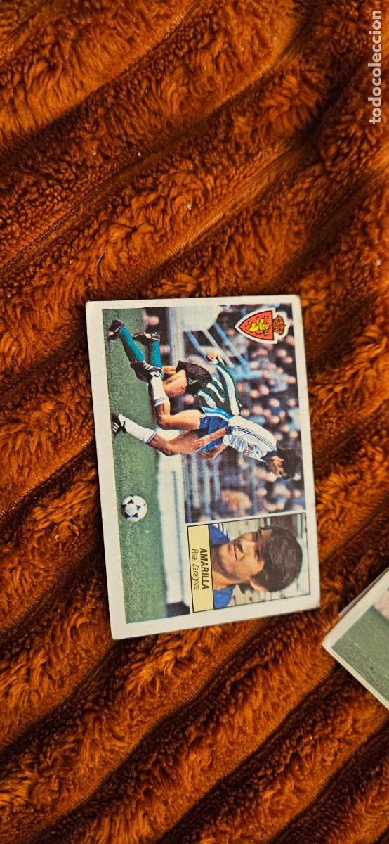 Cromos de Futebol: amarilla zaragoza este 1984 1985 84 85 sin pegar