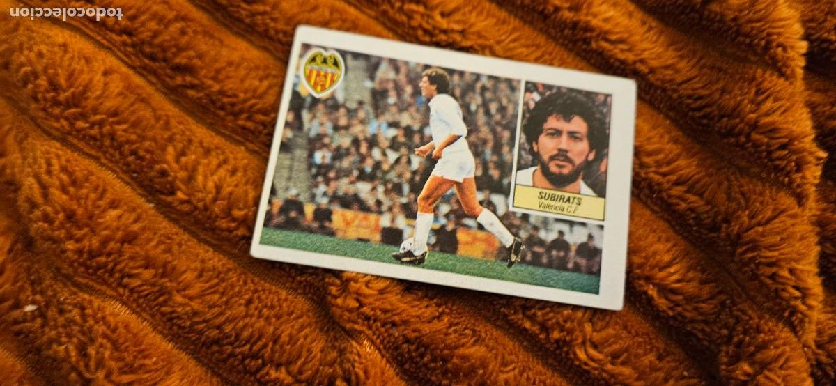 Cromos de Futebol: valencia subirats este 1984 1985 84 85 sin pegar