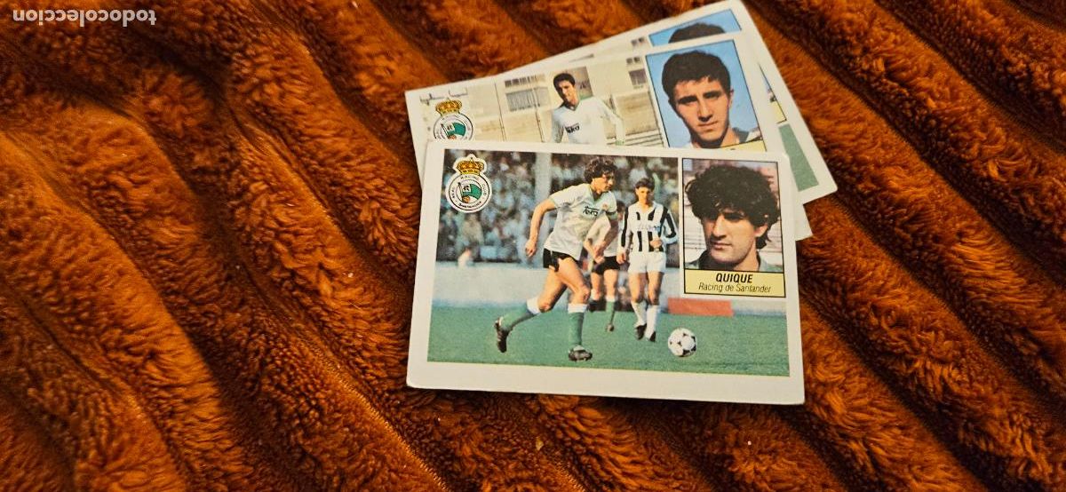 Cromos de Futebol: quique racing de santander este 1984 1985 84 85 sin pegar