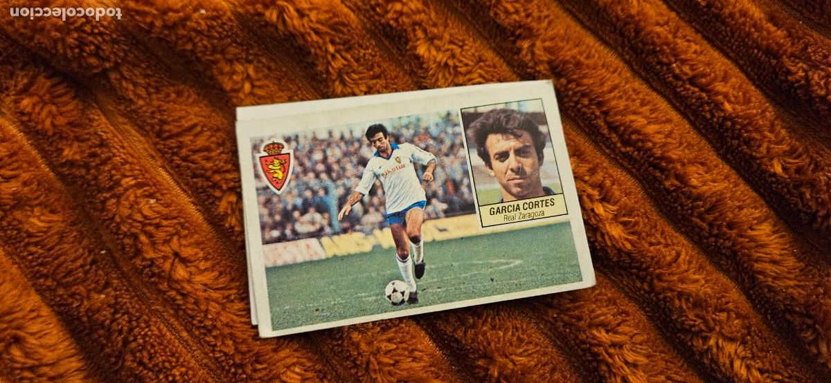 Cromos de Futebol: garcia cortes zaragoza este 1984 1985 84 85 sin pegar