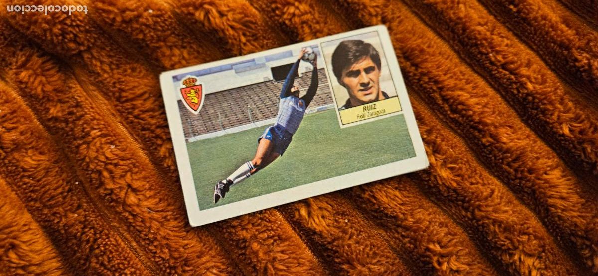 Cromos de Futebol: ruiz zaragoza este 1984 1985 84 85 sin pegar