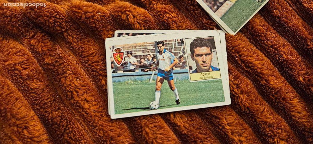 Cromos de Futebol: conde zaragoza este 1984 1985 84 85 sin pegar