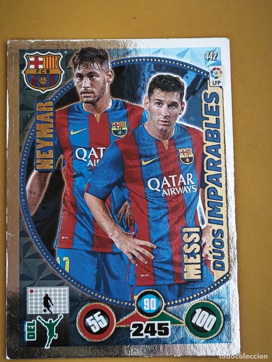 Cromos de f&uacute;tbol: messi, duos imparables 2014 15 - Foto 1