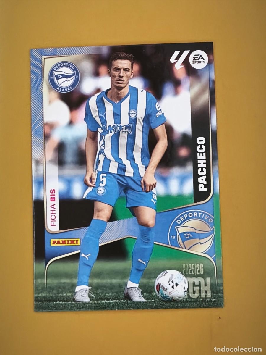 Fu&szlig;ball-Sticker: pacheco, 2025 26 ficha bis