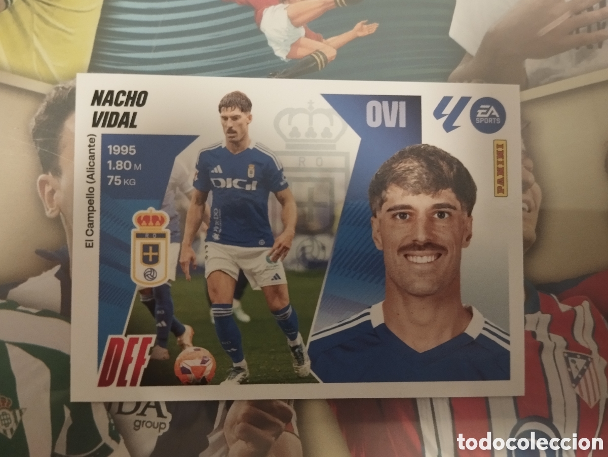 Fu&szlig;ball-Sticker: LIGA ESTE 2025 2026 25 26 - PANINI - N&ordm; NACHO VIDAL OVIEDO
