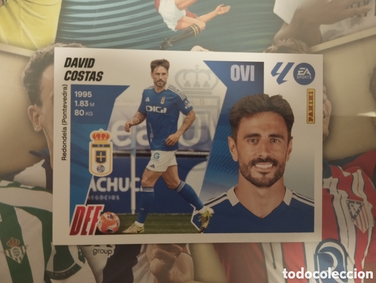 Cromos de Futebol: LIGA ESTE 2025 2026 25 26 - PANINI - N&ordm; 8 DAVID COSTAS OVIEDO