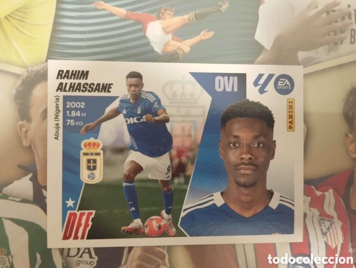 Cromos de Futebol: LIGA ESTE 2025 2026 25 26 - PANINI - N&ordm; 9 RAHIM ALHASSANE OVIEDO