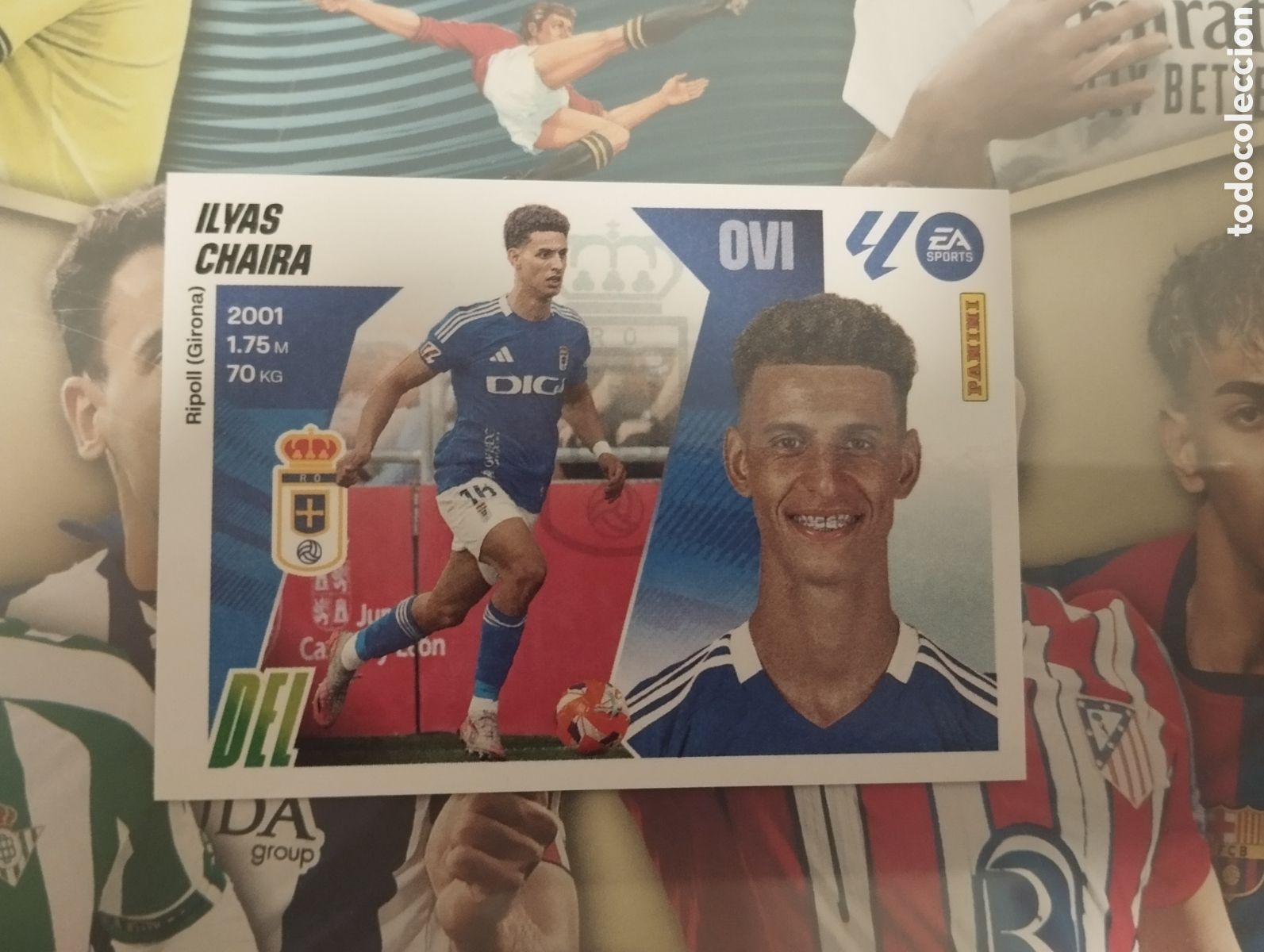 Figurine di Calcio: LIGA ESTE 2025 2026 25 26 - PANINI - N&ordm; 18 A ILYAS CHAIRA OVIEDO