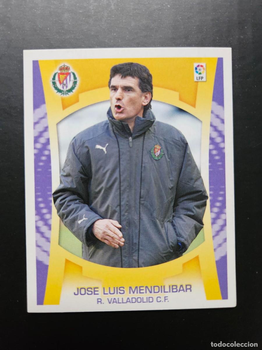 Figurine di Calcio: JOSE LUIS MENDILIBAR VALLADOLID LIGA ESTE 09 10 2009 2010 SIN PEGAR NUNCA PEGADO