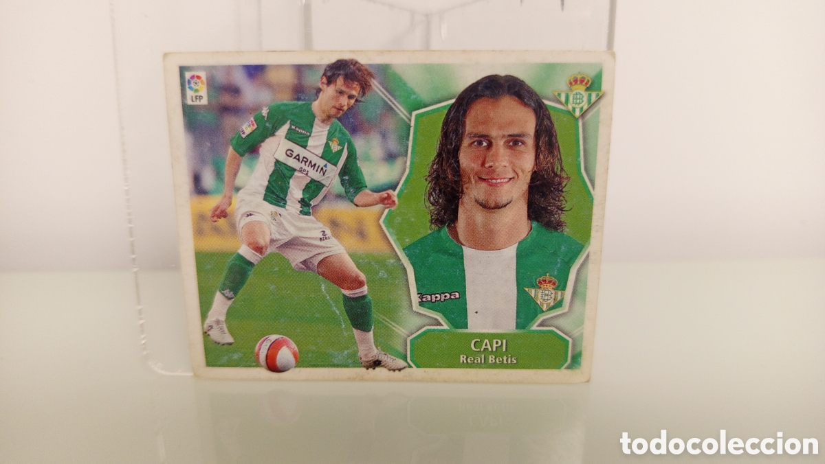 Cromos de F&uacute;tbol: ❇️ CROMO STICKER ⚽ CAPI BETIS 2008 2008 08 09 ESTE SIN PEGAR ❇️