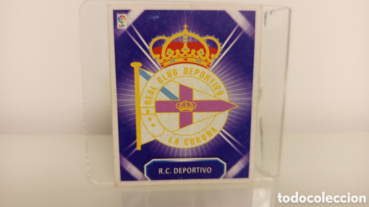 Cromos de F&uacute;tbol: ❇️ CROMO STICKER ⚽ ESCUDO DEPORTIVO DE LA CORU&Ntilde;A 2008 2008 08 09 ESTE SIN PEGAR ❇️