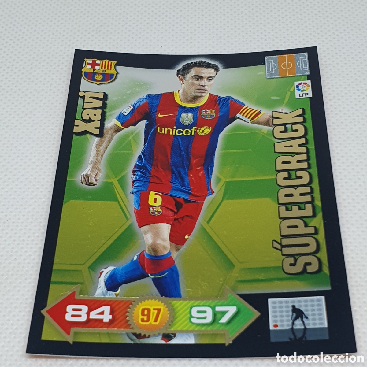 Football Stickers: ⚽️ CROMO DE FUTBOL XAVI SUPERCRACK ADRENALYN 2010-11 PANINI ALBUM - ESTAMPAS - CARTAS - TARJETA
