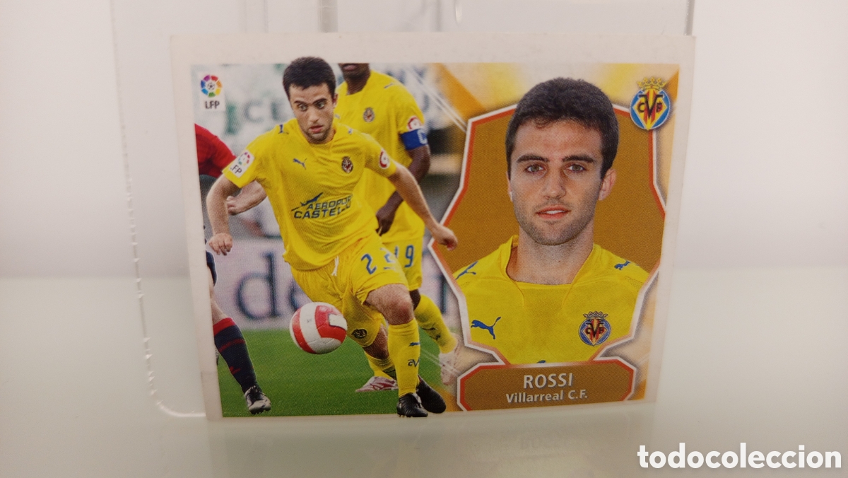 Cromos de F&uacute;tbol: ❇️ CROMO STICKER ⚽ ROSSI VILLARREAL 2008 08 09 ESTE SIN PEGAR ❇️