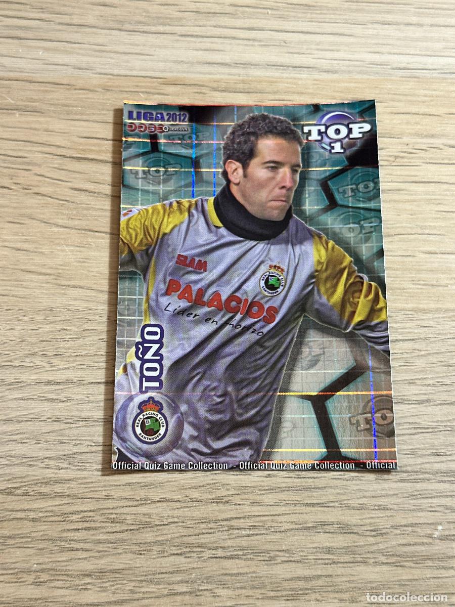 Fu&szlig;ball-Sticker: 547 TO&Ntilde;O RACING TOP BRILLO CUADROS MUNDICROMO 2012 LIGA 11 12