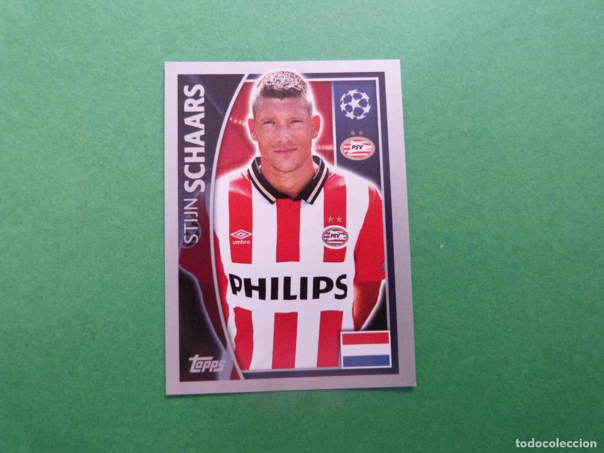 Football Stickers: CROMO FUTBOL SCHAARS PSV EINDHOVEN SIN PEGAR N&ordm; 95 CHAMPIONS LEAGUE 2015-2016/15-16 TOPPS