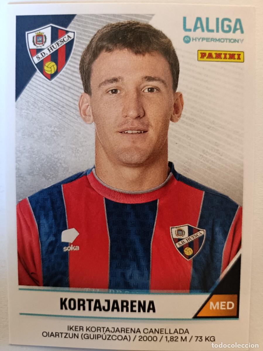 Football Stickers: #263B KORTAJARENA S.D. HUESCA LIGA HYPERMOTION 24/25 PANINI