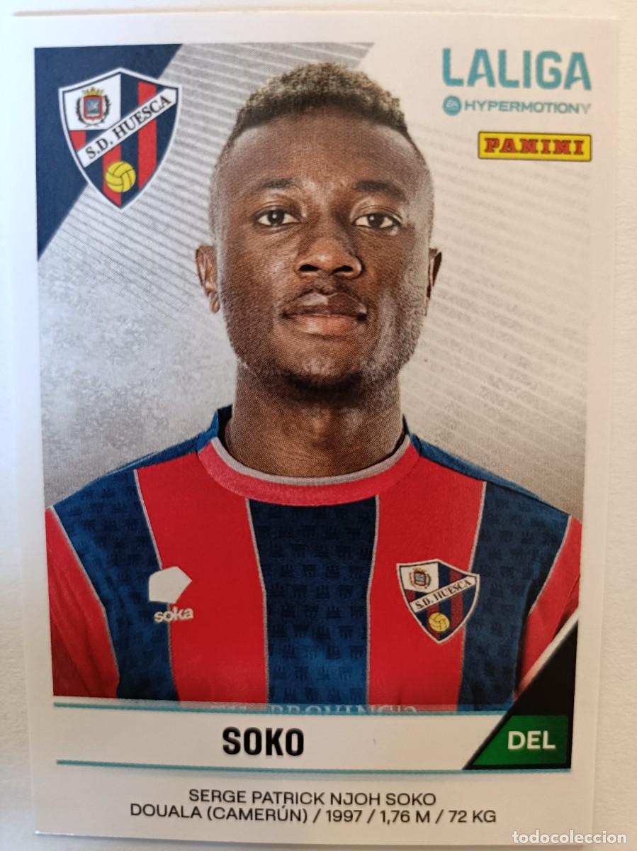 Football Stickers: #264 SOKO S.D. HUESCA LIGA HYPERMOTION 24/25 PANINI