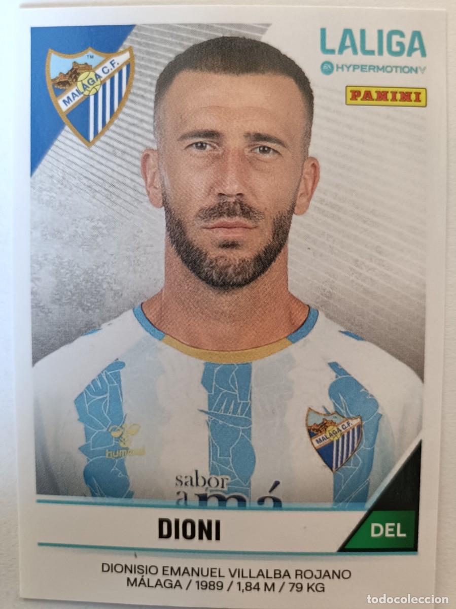 Cromos de f&uacute;tbol: #303 DIONI MALAGA C.F. LIGA HYPERMOTION 24/25 PANINI