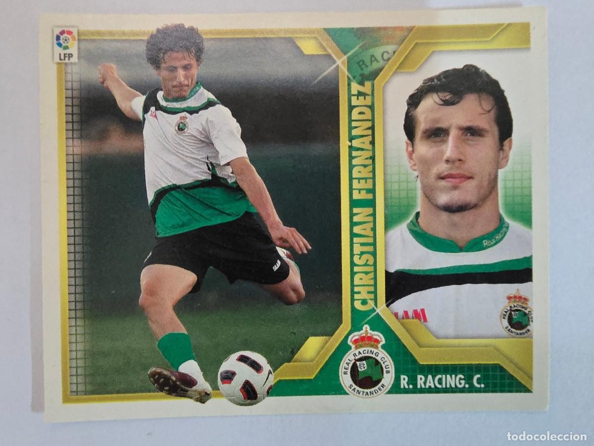 Fu&szlig;ball-Sticker: Cromo Futbol Liga 2011-12.Christian Fernandez.Racing Santander.Este.sin pegar