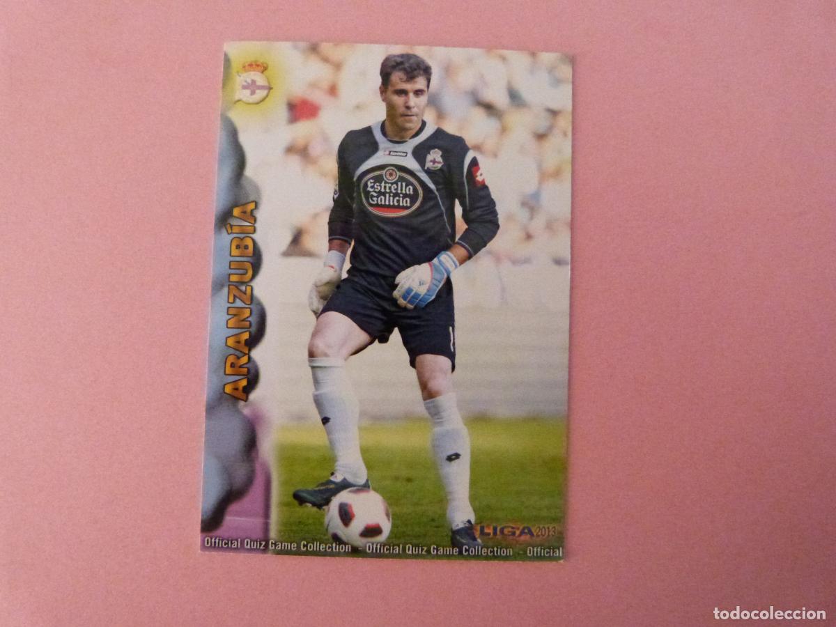 Cromos de F&uacute;tbol: TRADING CARD FUTBOL ARANZUBIA DEPORTIVO LA CORU&Ntilde;A N&ordm; 463 FICHAS LIGA MUNDICROMO 2012-2013/12-13
