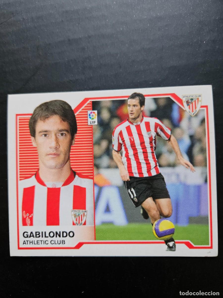 Cromos de Futebol: GABILONDO ATHLETIC BILBAO LIGA ESTE 07 08 2007 2008 SIN PEGAR NUNCA PEGADO
