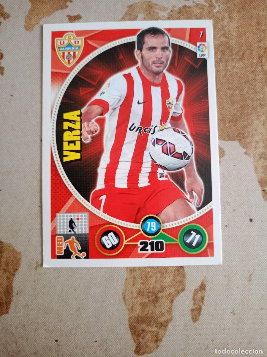 Cromos de f&uacute;tbol: Almer&iacute;a 7 VERZA Adrenalyn 2014-15