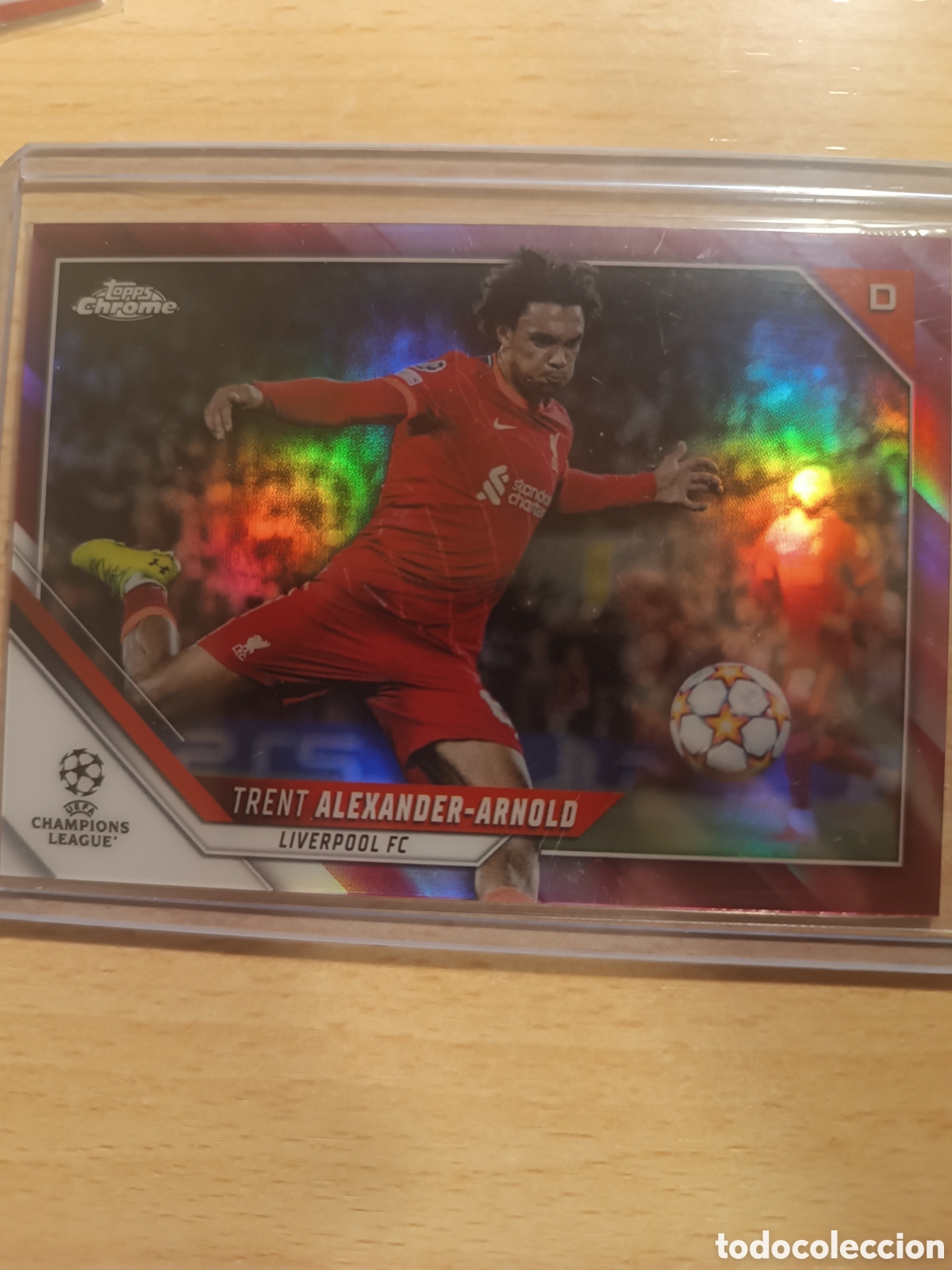 Cromos de F&uacute;tbol: TRENT ALEXANDER ARNOLD /175 LIVERPOOL NUMERADA TOPPS CHROME 2022 2023