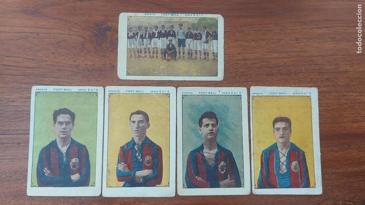 Cromos de F&uacute;tbol: TARREGA F.C. - 11 cromos diferentes - SPORTS FOOT-BALL Serie E Chocolates JUNCOSA - tambi&eacute;n sueltos