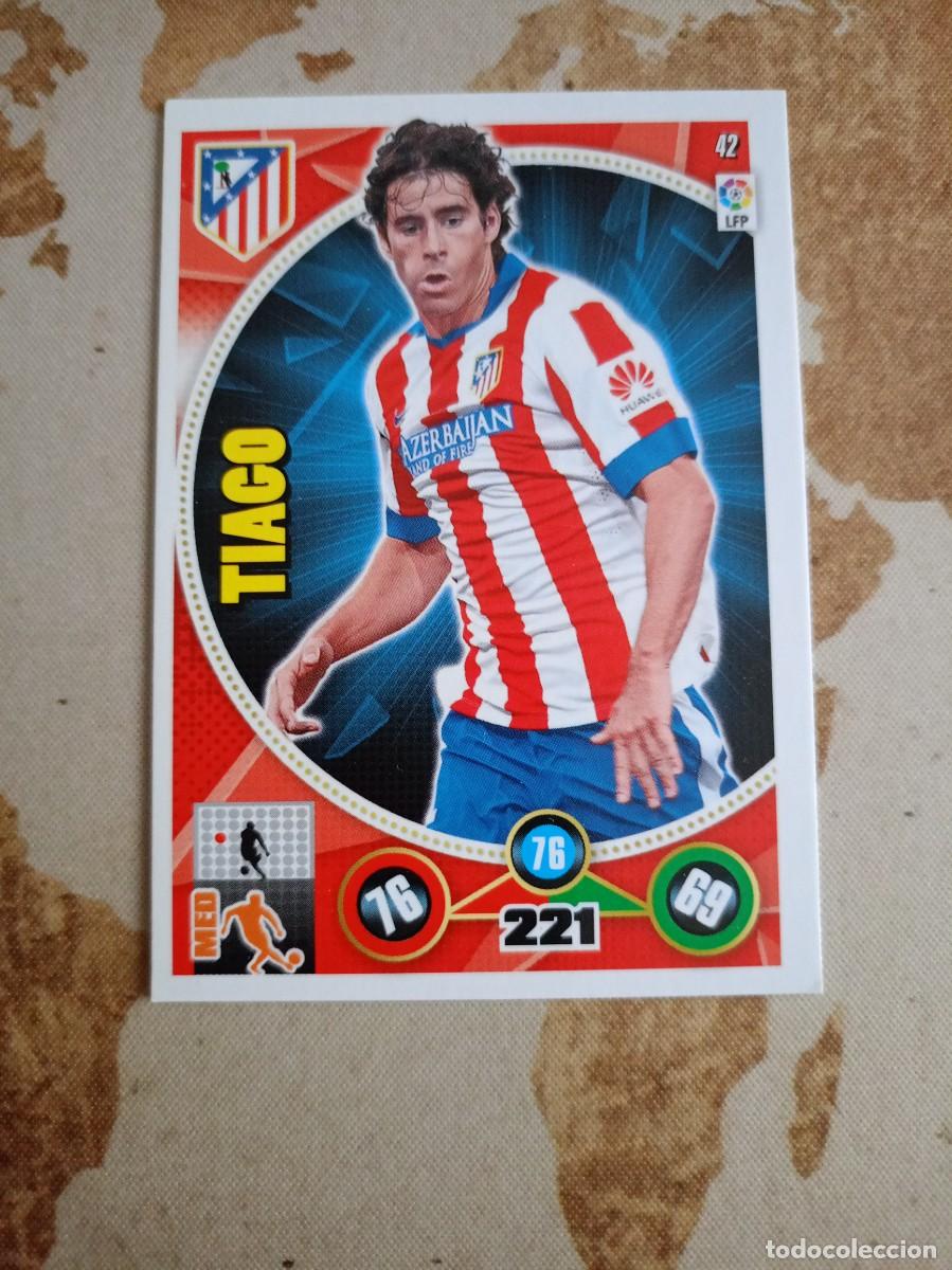 Figurine di Calcio: Atl&eacute;tico de Madrid 42 TIAGO Adrenalyn 2014-15
