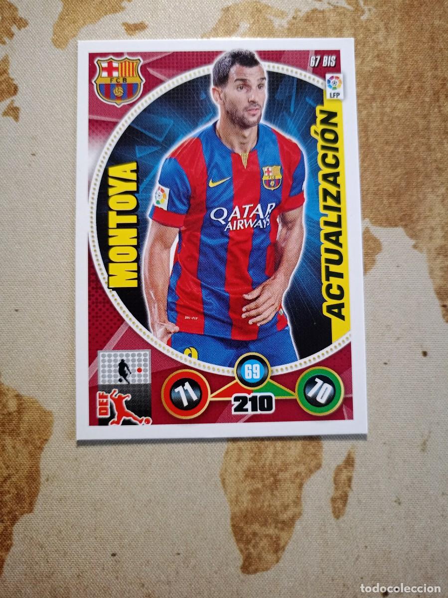 Fu&szlig;ball-Sticker: Barcelona 67 BIS MONTOYA Adrenalyn 2014-15
