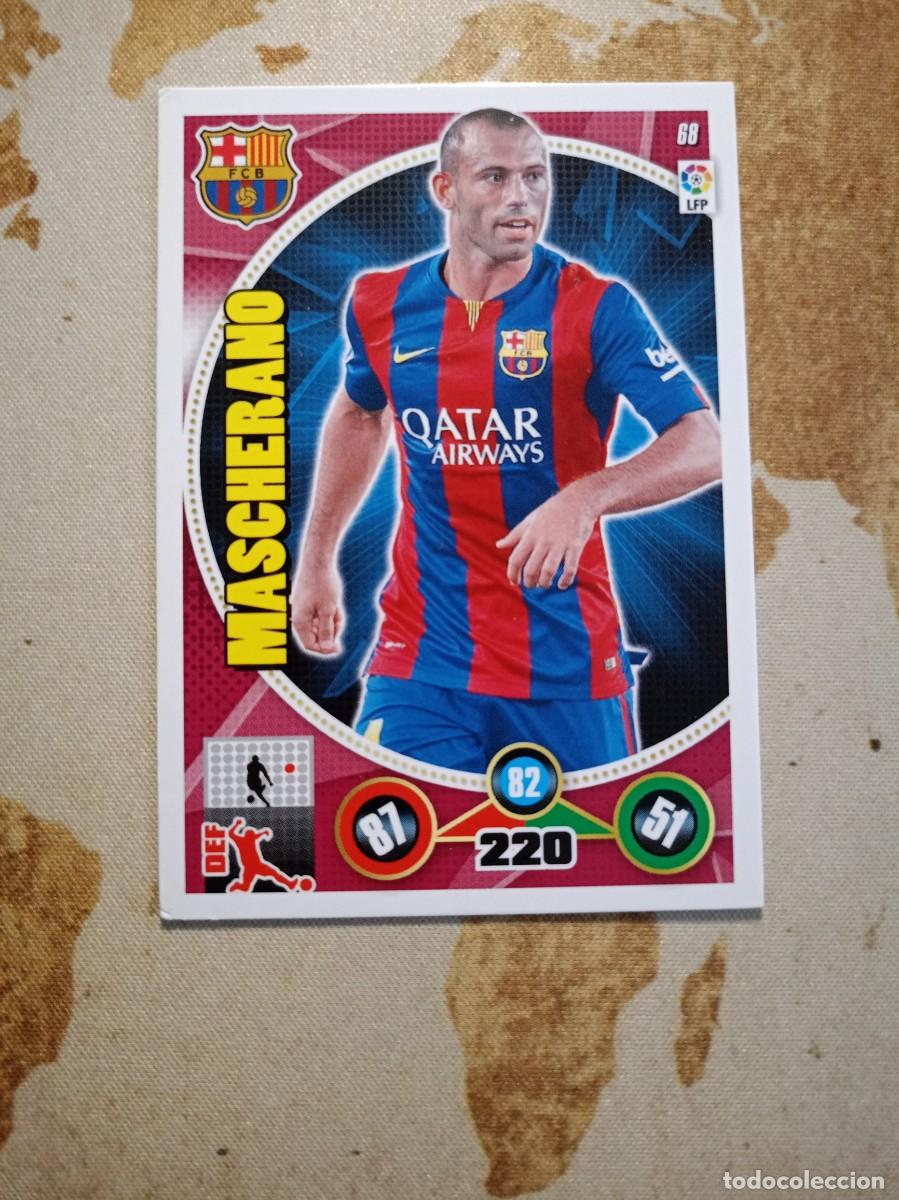 Cartes &agrave; collectionner de Football: Barcelona 68 MASCHERANO Adrenalyn 2014-15