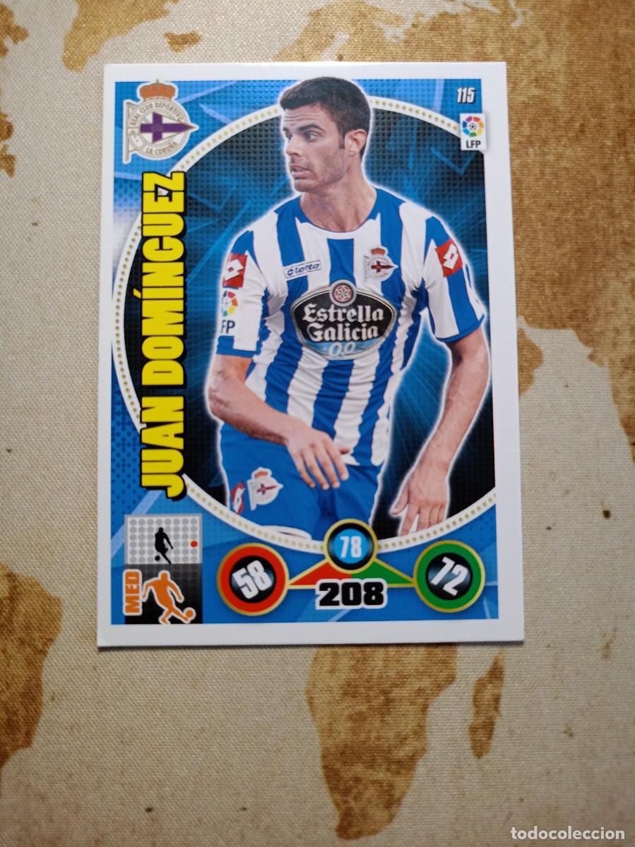 Figurine di Calcio: Deportivo 115 JUAN DOM&Iacute;NGUEZ Adrenalyn 2014-15