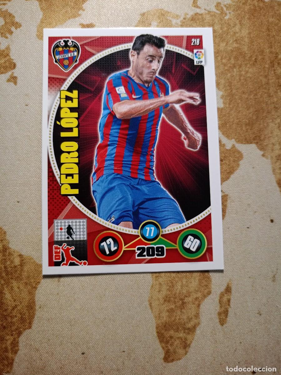 Fu&szlig;ball-Sticker: Levante 218 PEDRO L&Oacute;PEZ Adrenalyn 2014-15