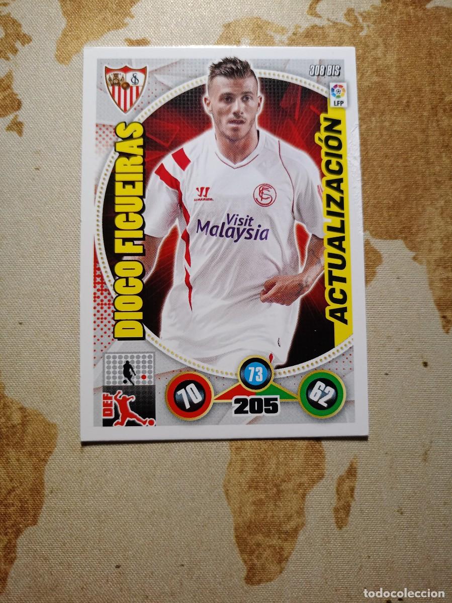 Fu&szlig;ball-Sticker: Sevilla 308 BIS DIOGO FIGUERAS Adrenalyn 2014-15