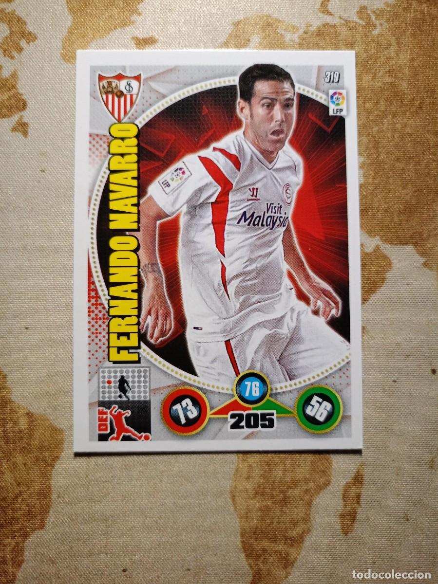 Fu&szlig;ball-Sticker: Sevilla 319 FERNANDO NAVARRO Adrenalyn 2014-15