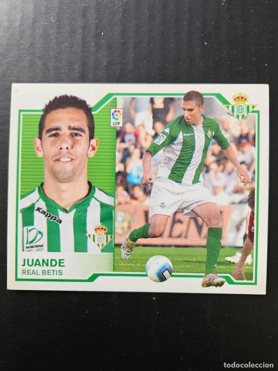 Fu&szlig;ball-Sticker: JUANDE BETIS LIGA ESTE 07 08 2007 2008 SIN PEGAR NUNCA PEGADO