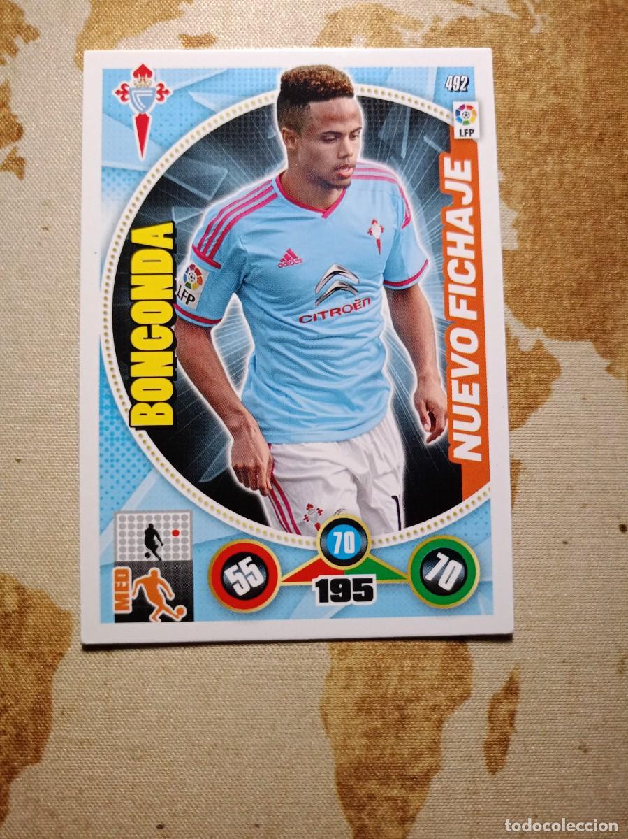 Football Stickers: NUEVO FICHAJE 492 BONGONDA Adrenalyn 2014-15