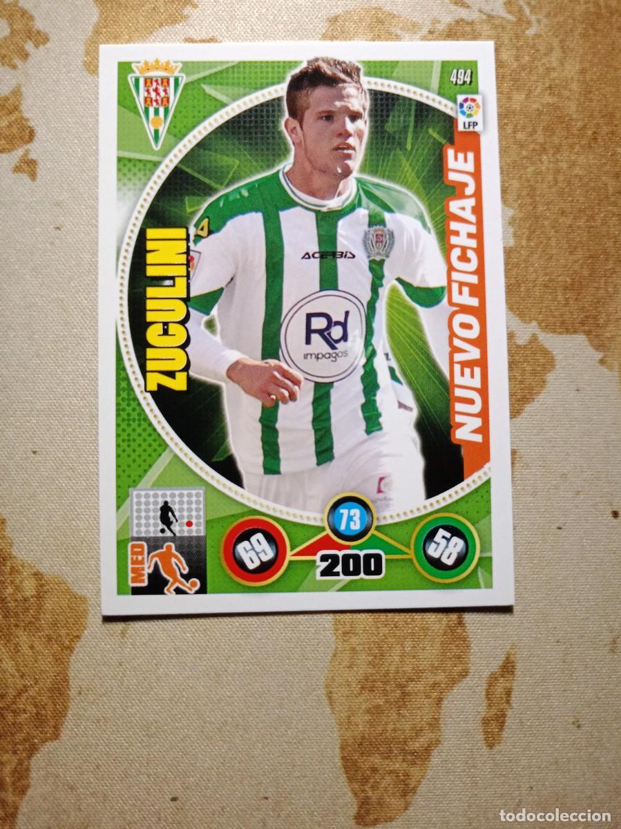 Cromos de Futebol: NUEVO FICHAJE 494 ZUCULINI Adrenalyn 2014-15