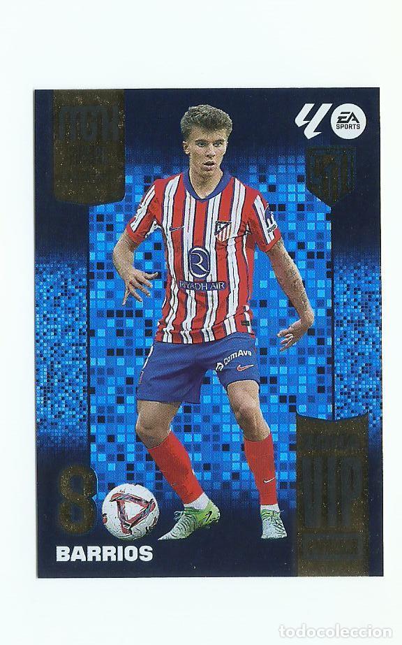 Fu&szlig;ball-Sticker: MEGACRACKS 2025/2026 389 Y P 389 BARRIOS AT,MADRID NUEVO PERFECTO