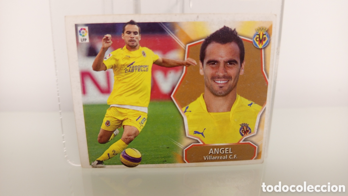 Cromos de F&uacute;tbol: ❇️ CROMO STICKER ⚽ &Aacute;NGEL VILLARREAL 2008 08 09 ESTE SIN PEGAR ❇️