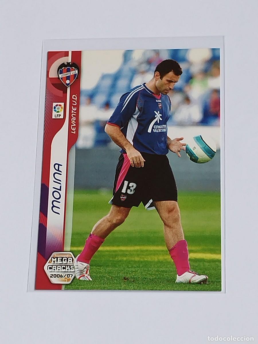 Cromos de F&uacute;tbol: MOLINA NUEVO FICHAJE #487 LEVANTE UD - MEGACRACKS LA LIGA 2006 2007 - PANINI MGK 06 07