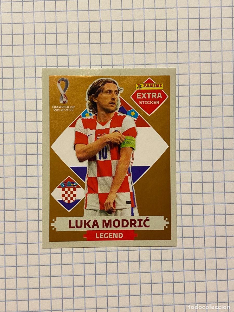 Cromos de f&uacute;tbol: Cromo luka modric bronce qatar 2022 extra sticker