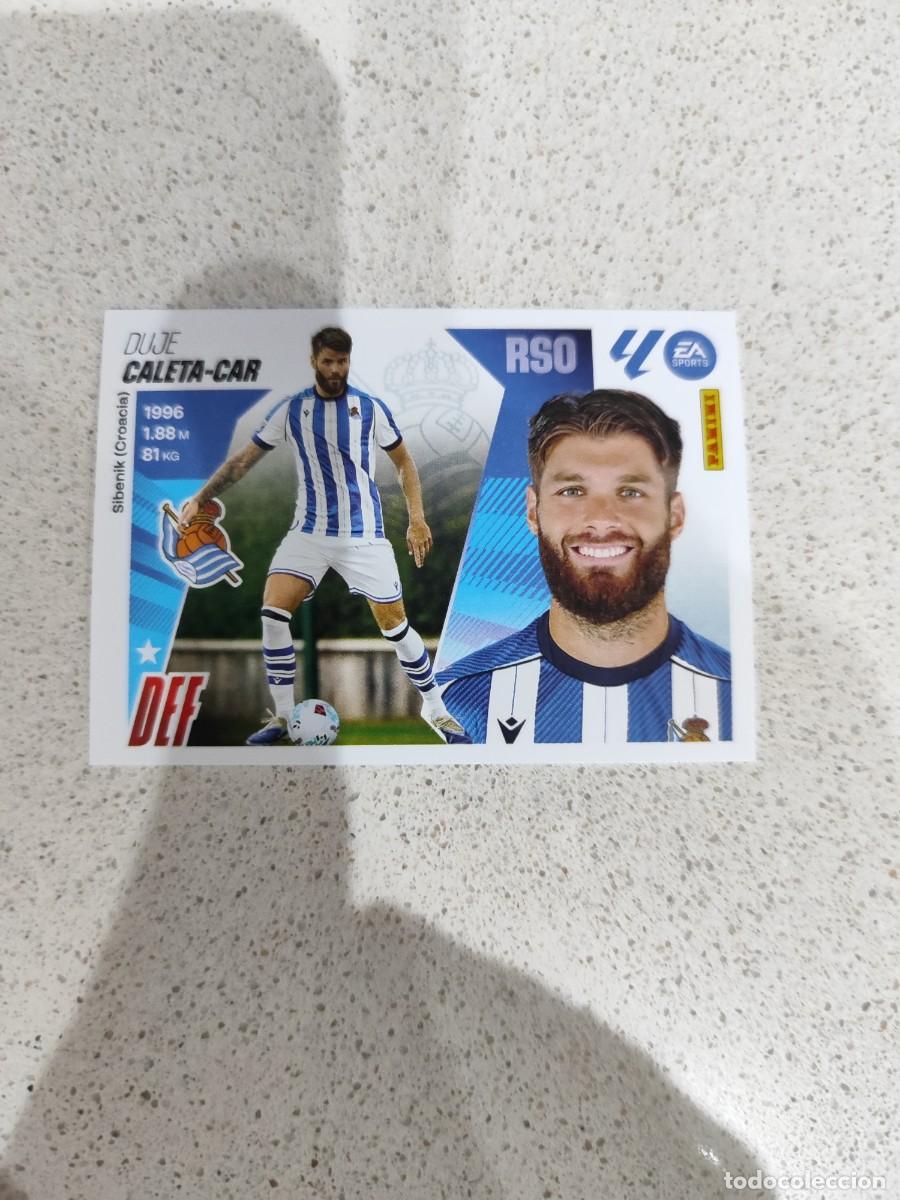 Cromos de F&uacute;tbol: CROMO N&Uacute;MERO 29 &Uacute;LTIMO FICHAJE CALETA-CAR REAL SOCIEDAD. LIGA ESTE 25/26. TERCERA EDICI&Oacute;N.