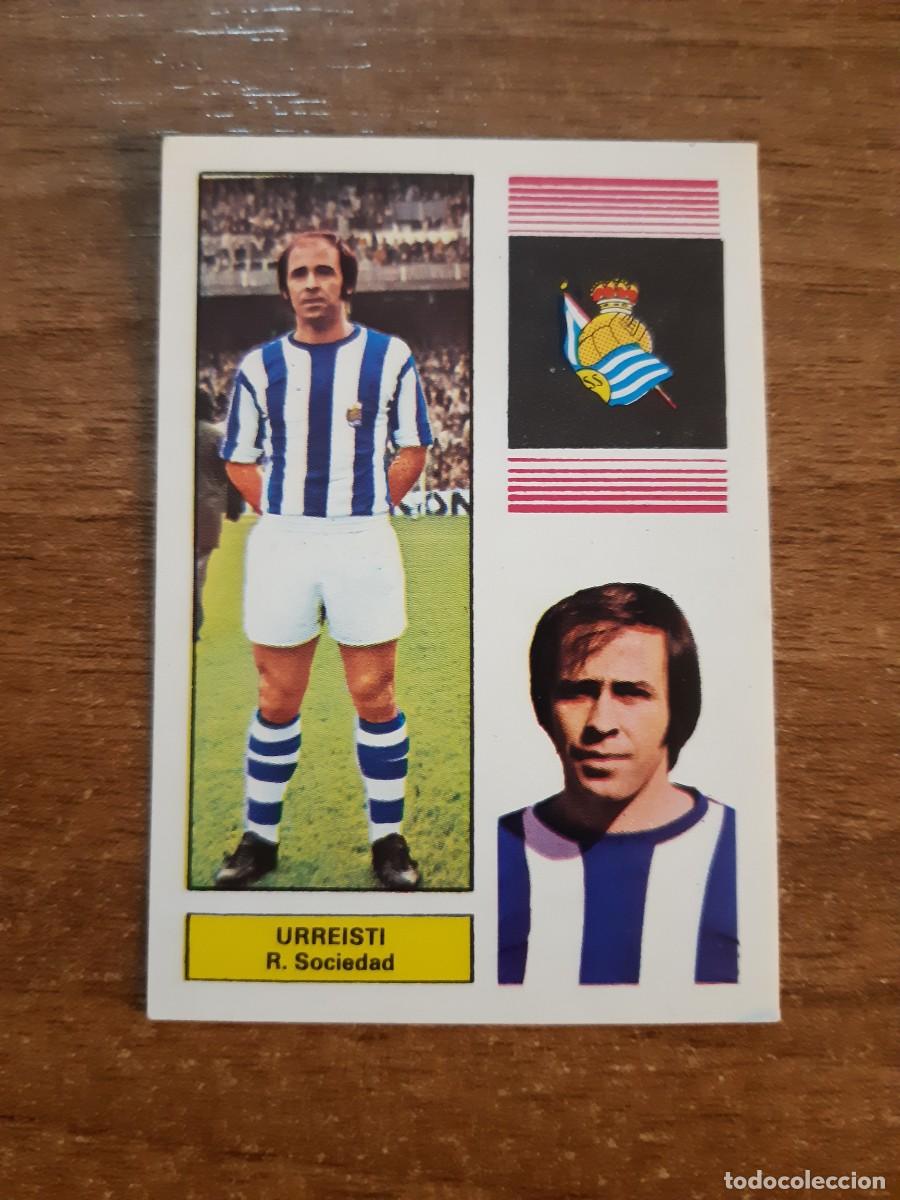 Figurine di Calcio: Urreisti (Real Sociedad) Liga 74-75 Ed. FHER 1974 1975. Nunca pegado, sin pegar