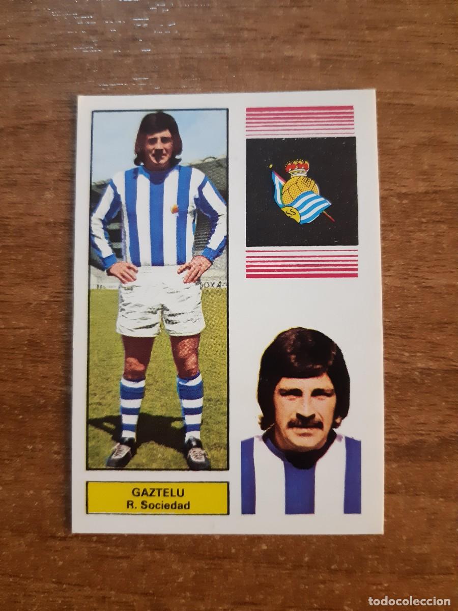 Cromos de Futebol: Gaztelu (Real Sociedad) Liga 74-75 Ed. FHER 1974 1975. Nunca pegado, sin pegar