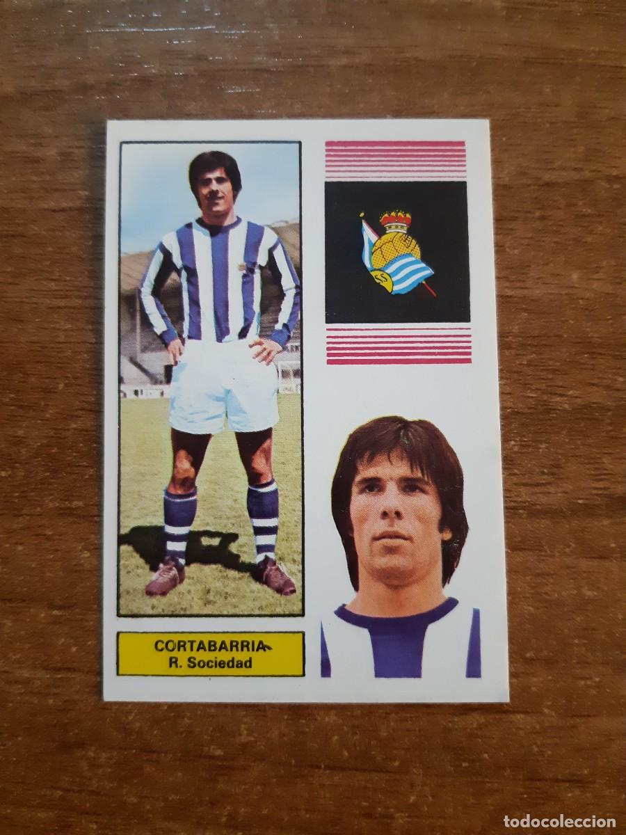 Cartes &agrave; collectionner de Football: Cortabarr&iacute;a (Real Sociedad) Liga 74-75 Ed. FHER 1974 1975. Nunca pegado, sin pegar