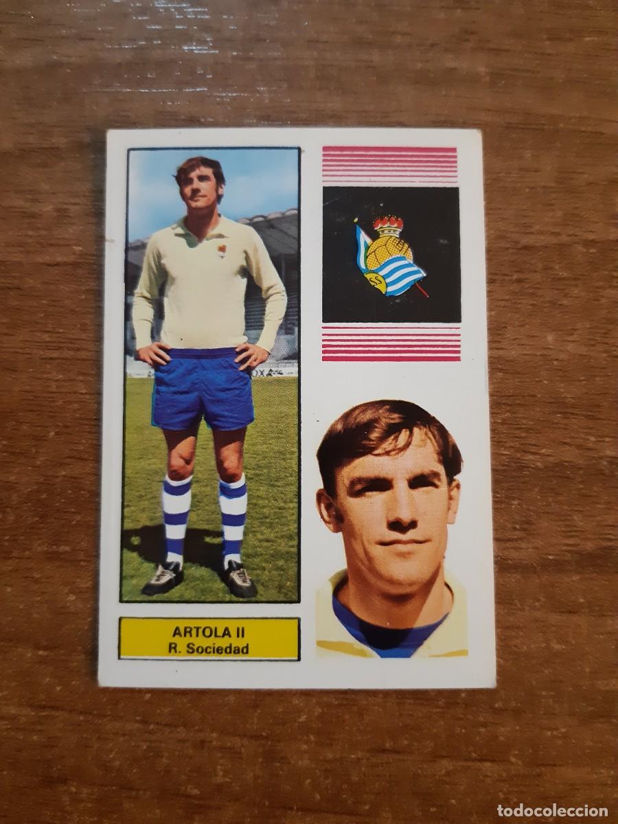 Cromos de Futebol: Artola II (Real Sociedad) Liga 74-75 Ed. FHER 1974 1975. Nunca pegado, sin pegar