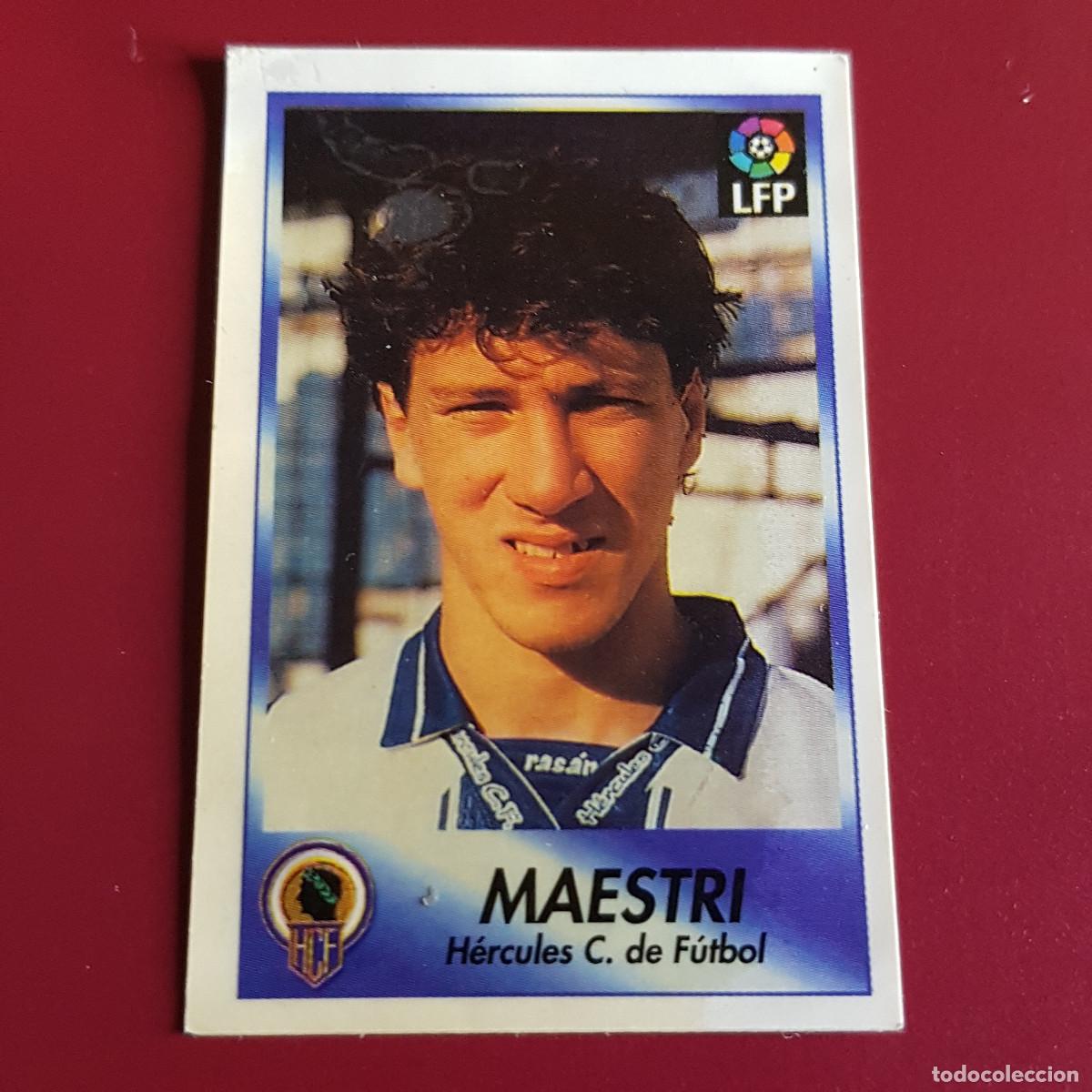 Fu&szlig;ball-Sticker: BOLLYCAO - LIGA 96 97 - 1996 1997 - HERCULES - MAESTRI 130 - NUNCA PEGADO